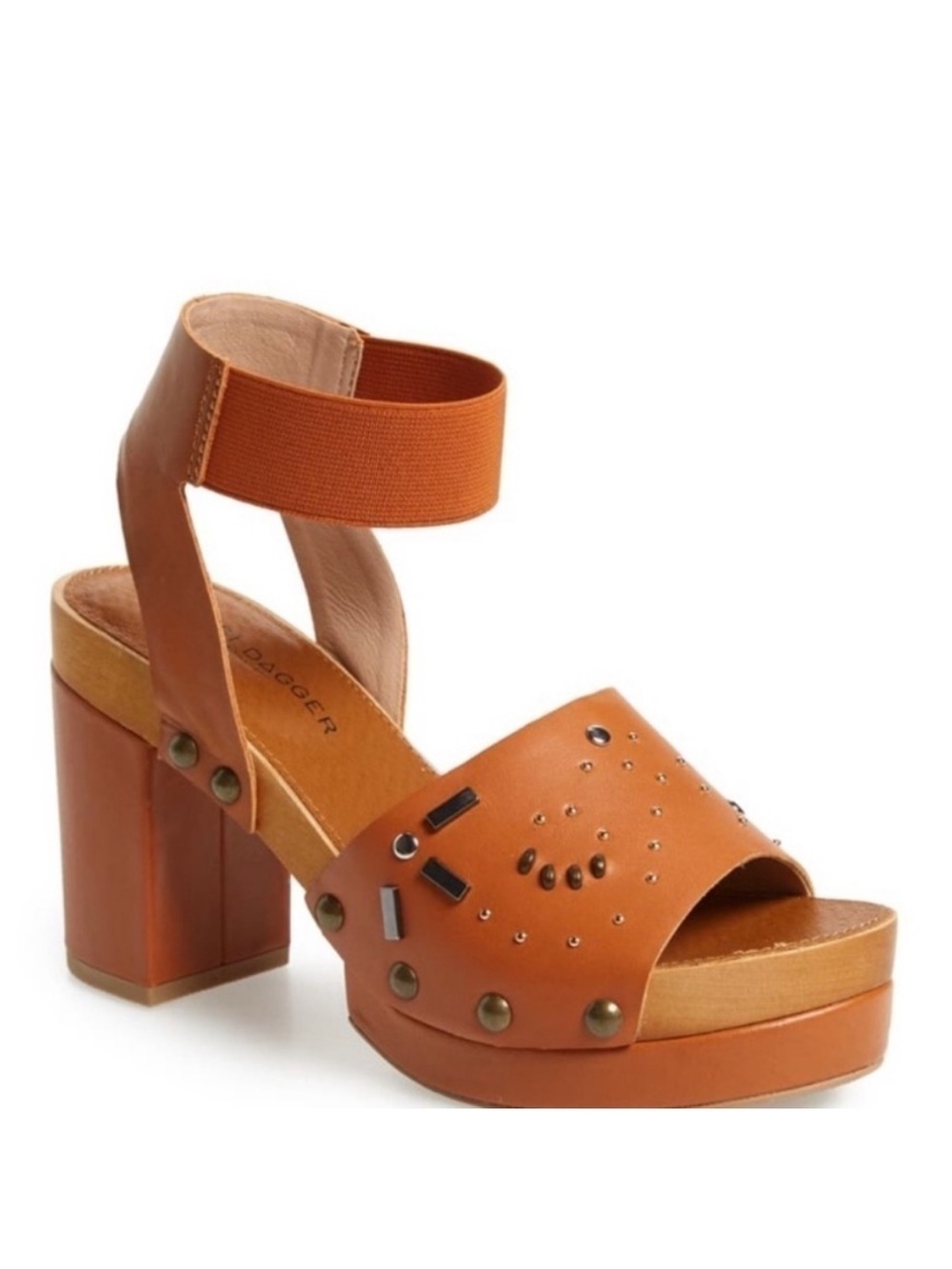 Kesli Dagger Brooklyn Frida Platform Heel Sandals 8.5 NEW